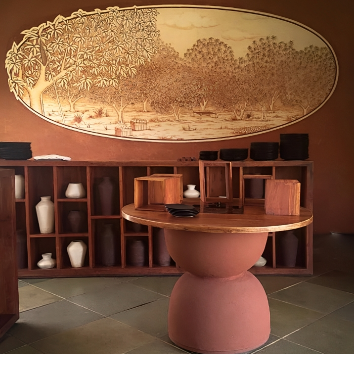 Terracotta Dessert Table