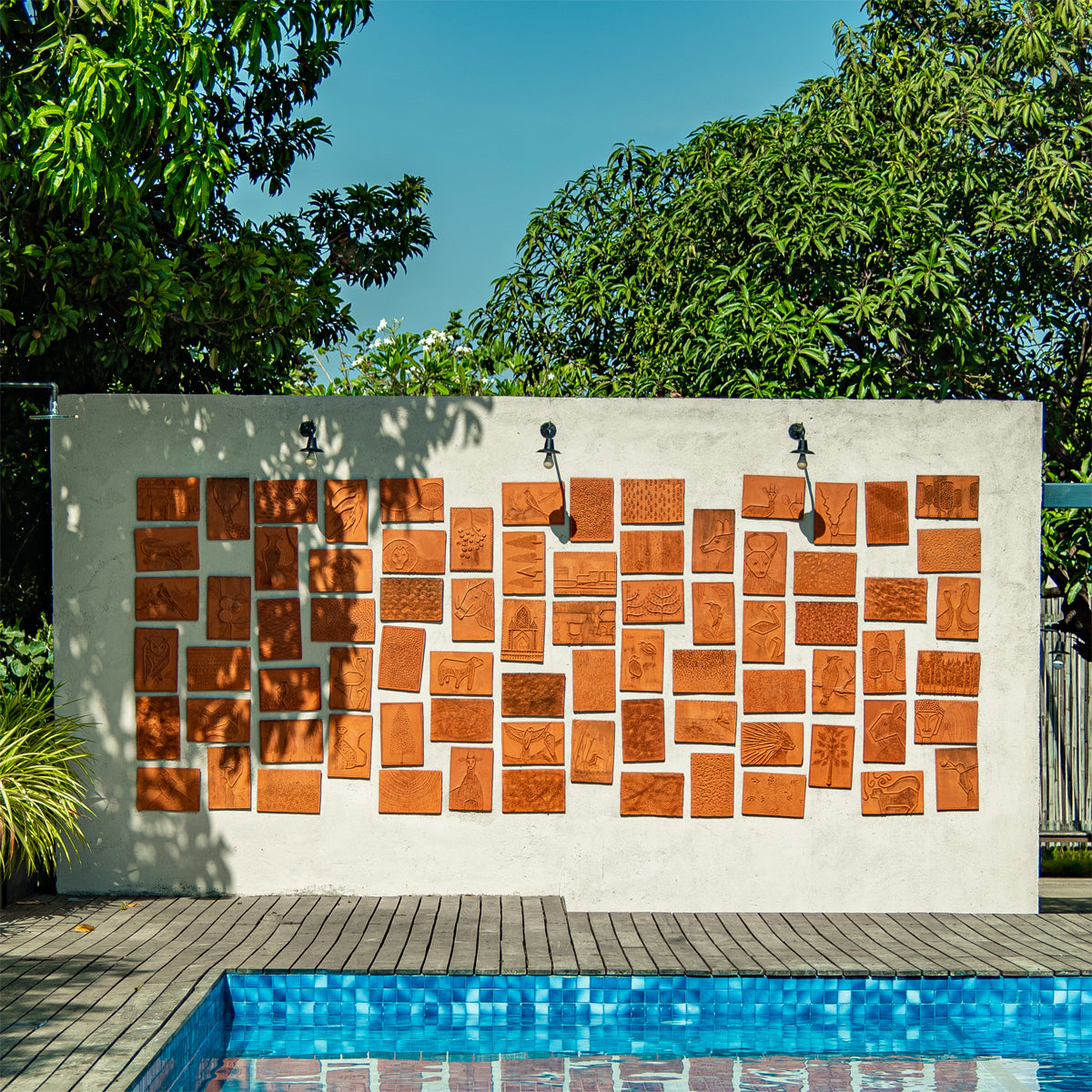 Terracotta Tile Mural