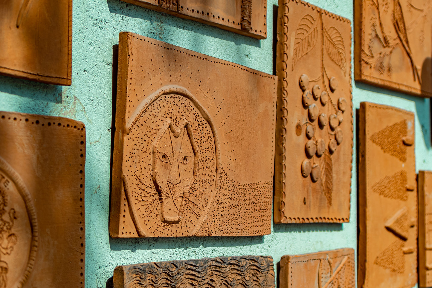 Terracotta Tile Mural