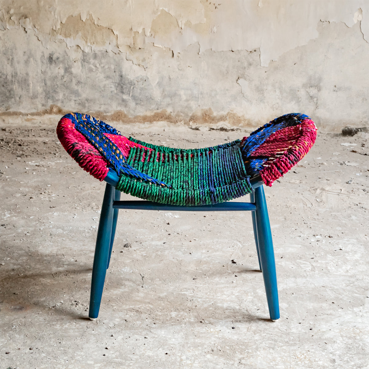 CIRCLE STOOL - CHINDI ROPE