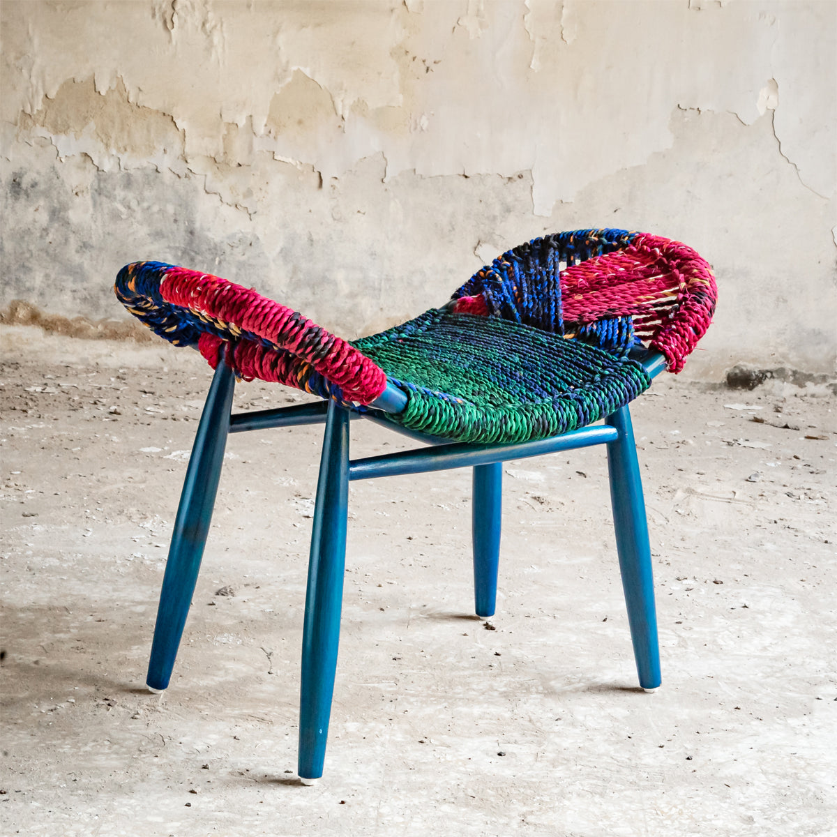 CIRCLE STOOL - CHINDI ROPE