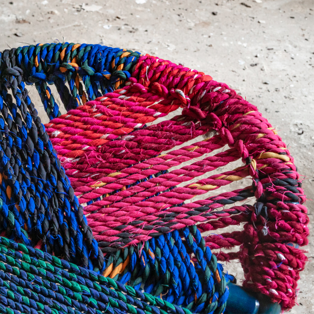 CIRCLE STOOL - CHINDI ROPE