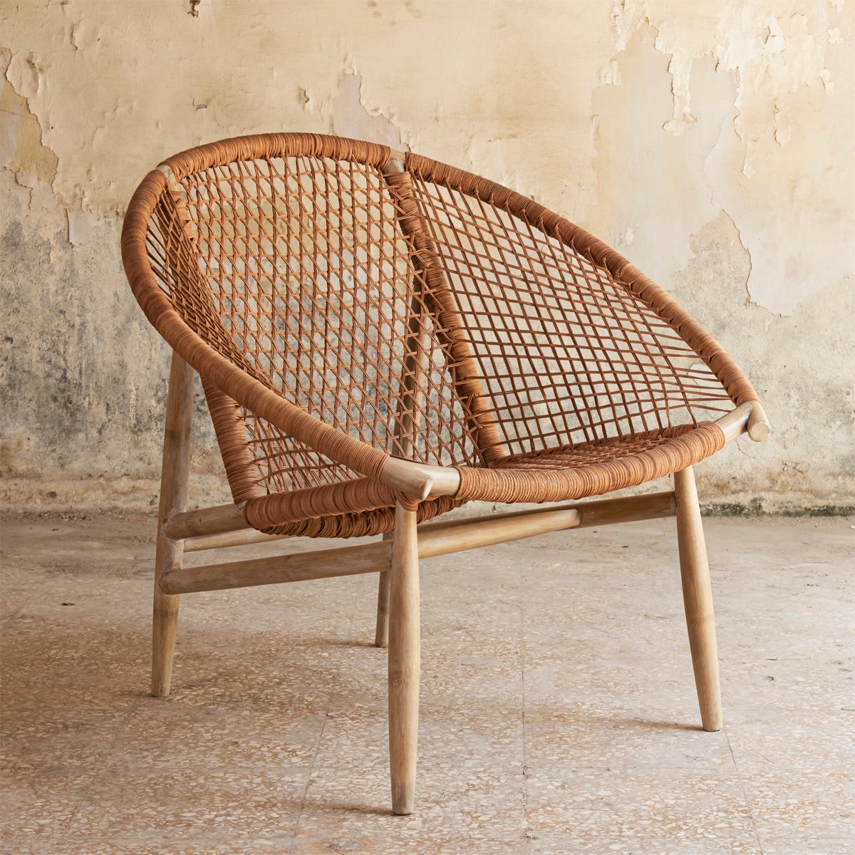 SOOP LEATHER CHAIR - RED
