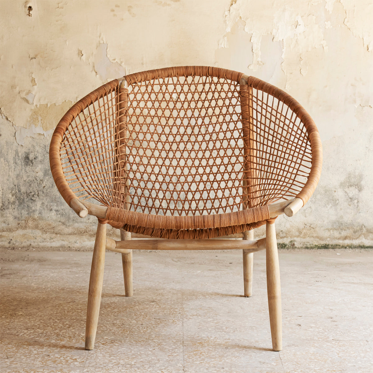SOOP LEATHER CHAIR - RED