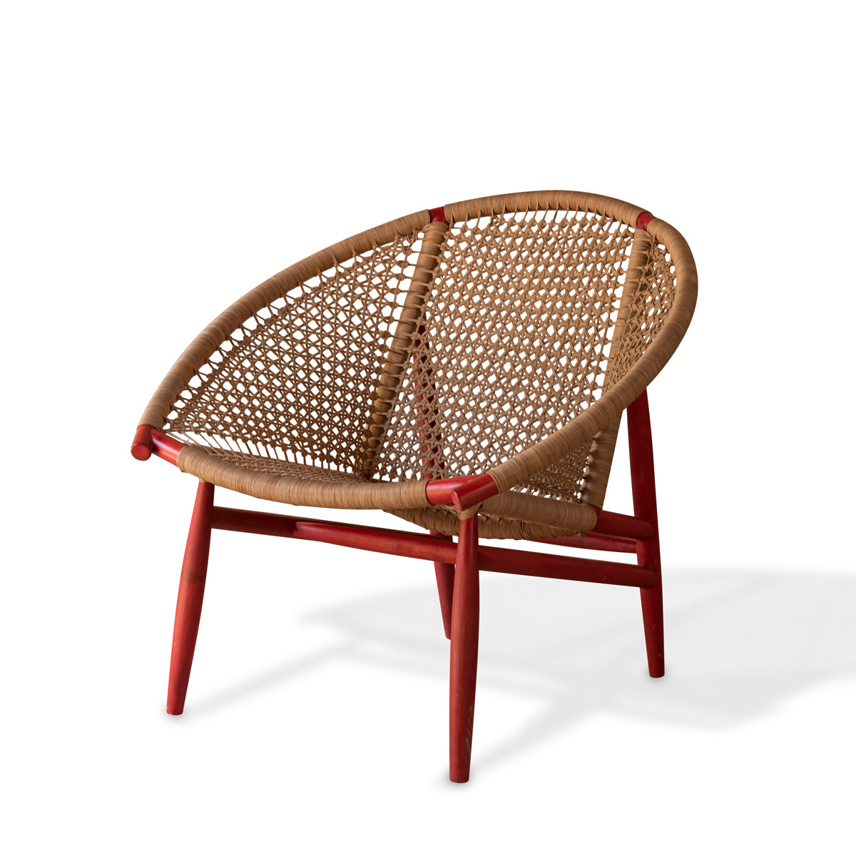 SOOP LEATHER CHAIR - RED
