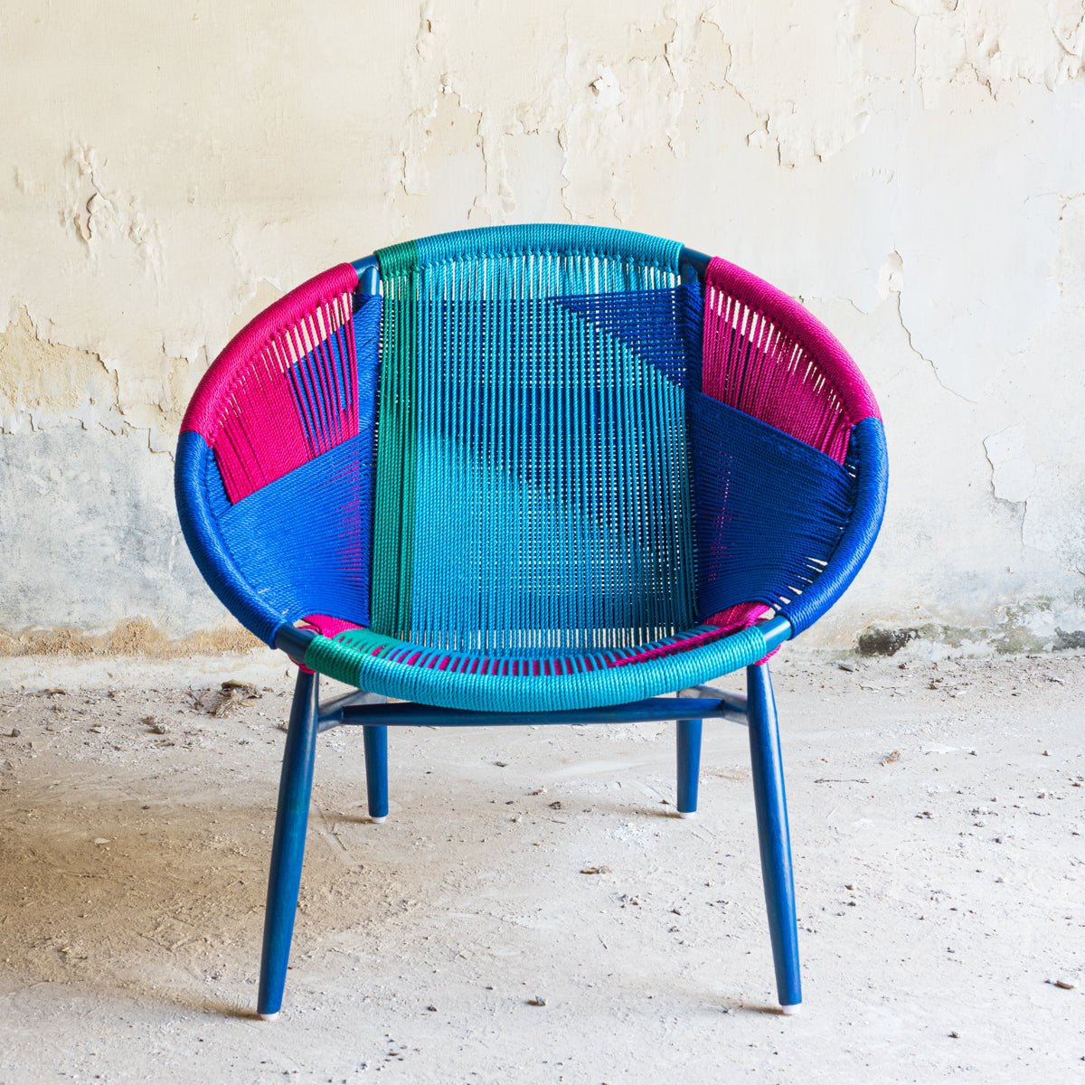 CIRCLE CHAIR - SILK ROPE