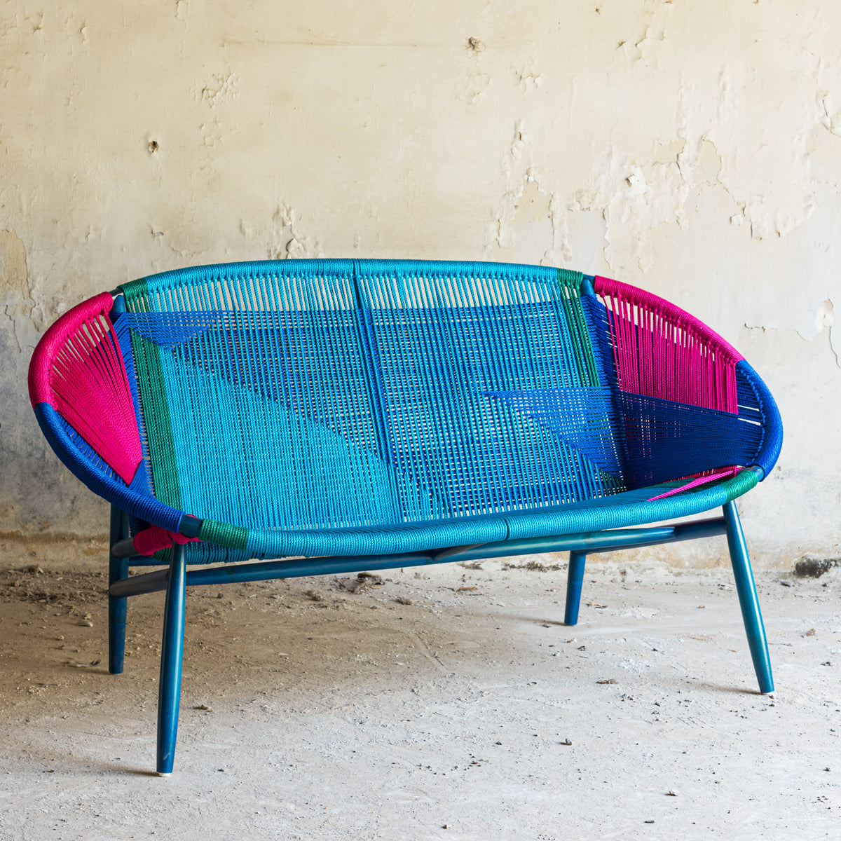 CIRCLE SOFA - SILK ROPE