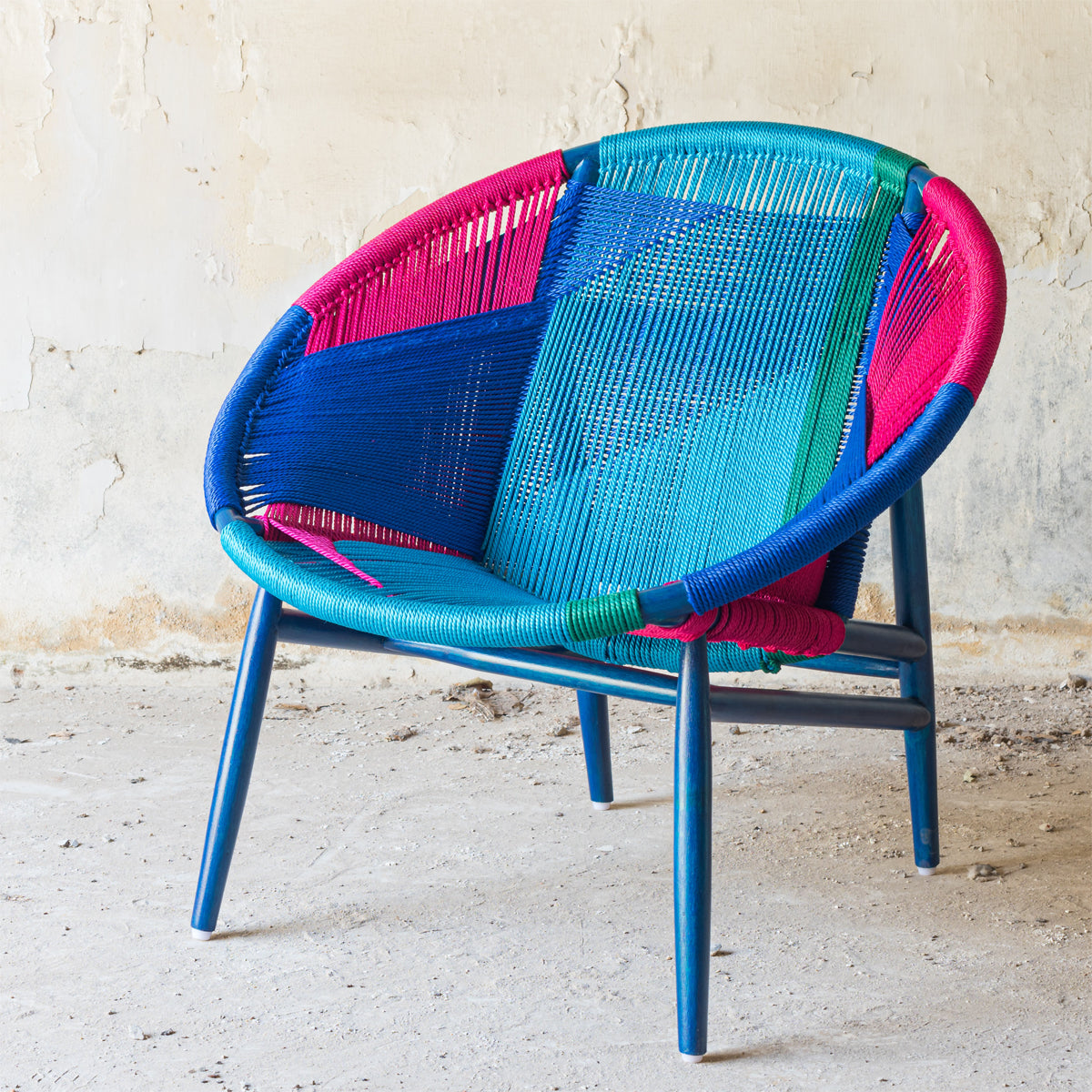 CIRCLE CHAIR - SILK ROPE