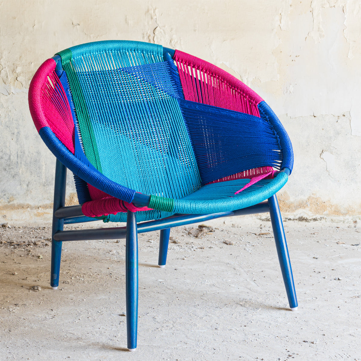 CIRCLE CHAIR - SILK ROPE