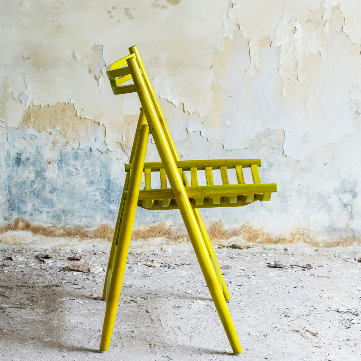 SAWBOO FOLDING CHAIR - LIGHT YELLOW