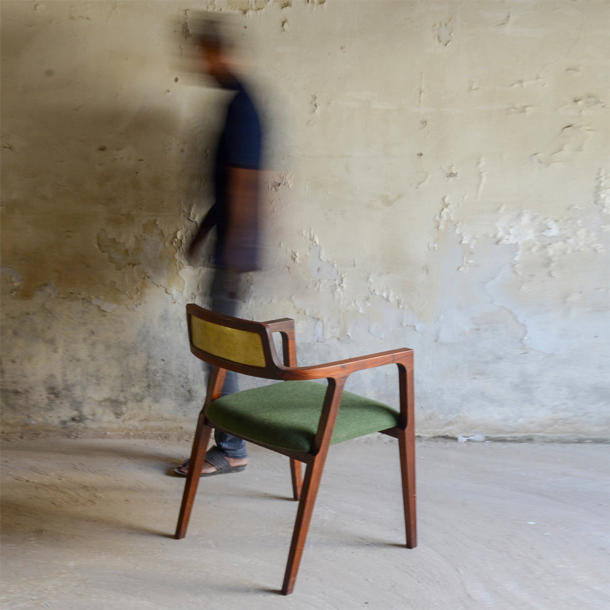 MATHAAR DINING CHAIR - GREEN