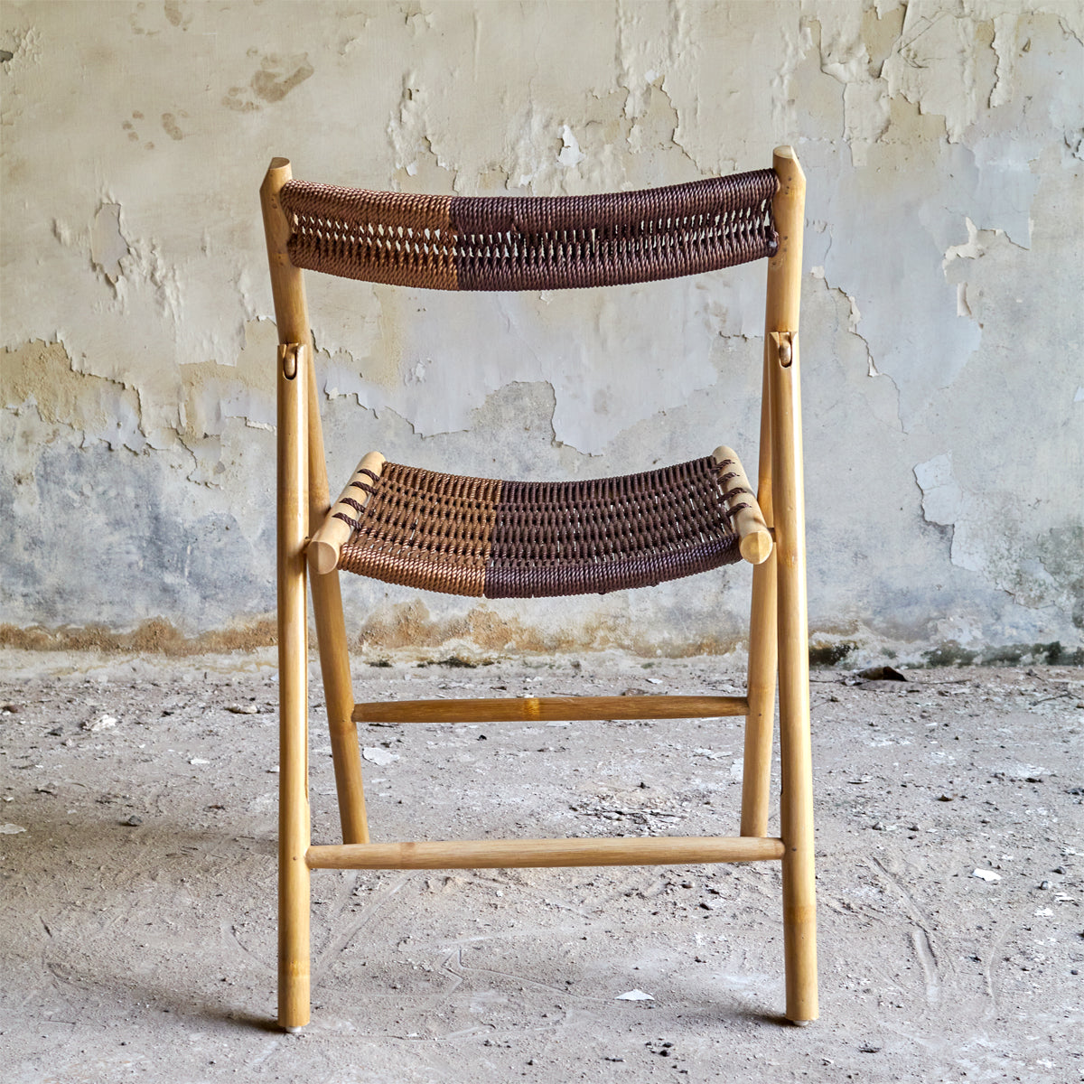 CHAMFER CHAIR NATURAL - BLUE
