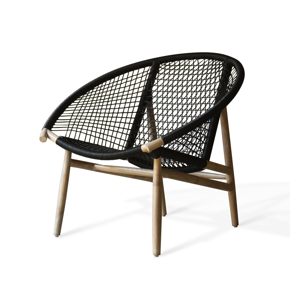 SOOP LEATHER CHAIR - BLACK