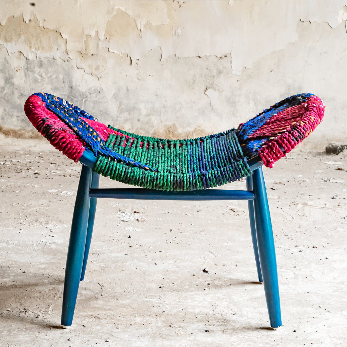 CIRCLE STOOL - CHINDI ROPE