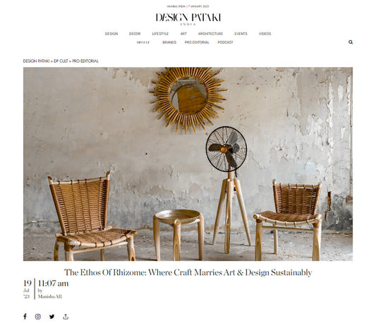 The Ethos Of Rhizome: Where Craft Marries Art & Design Sustainably
