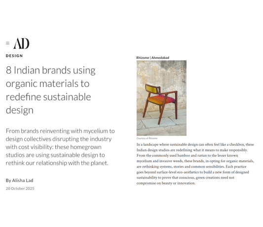 8 Indian brands using organic materials to redefine sustainable design