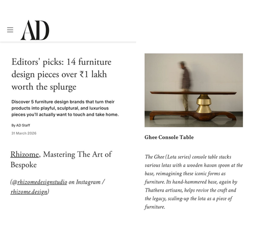 Editors' picks: 14 furniture design pieces over ₹1 lakh worth the splurge