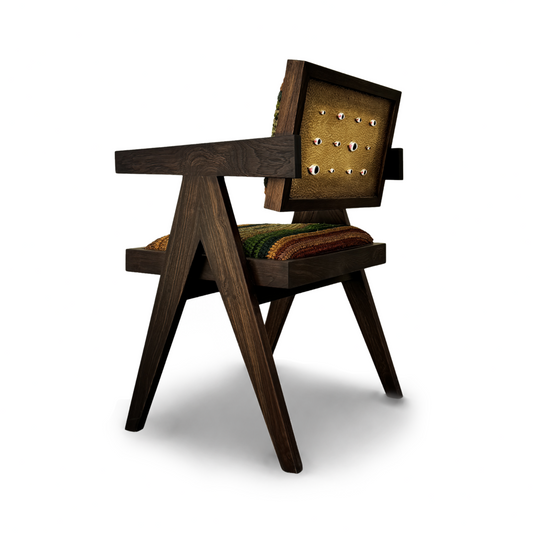 KAMDHENU DINING CHAIR (WITH ARMS)