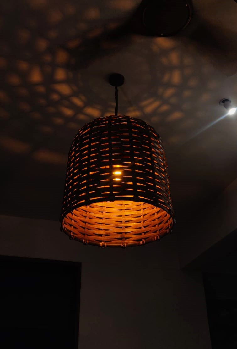 Sustainable Bamboo Basket Lamps