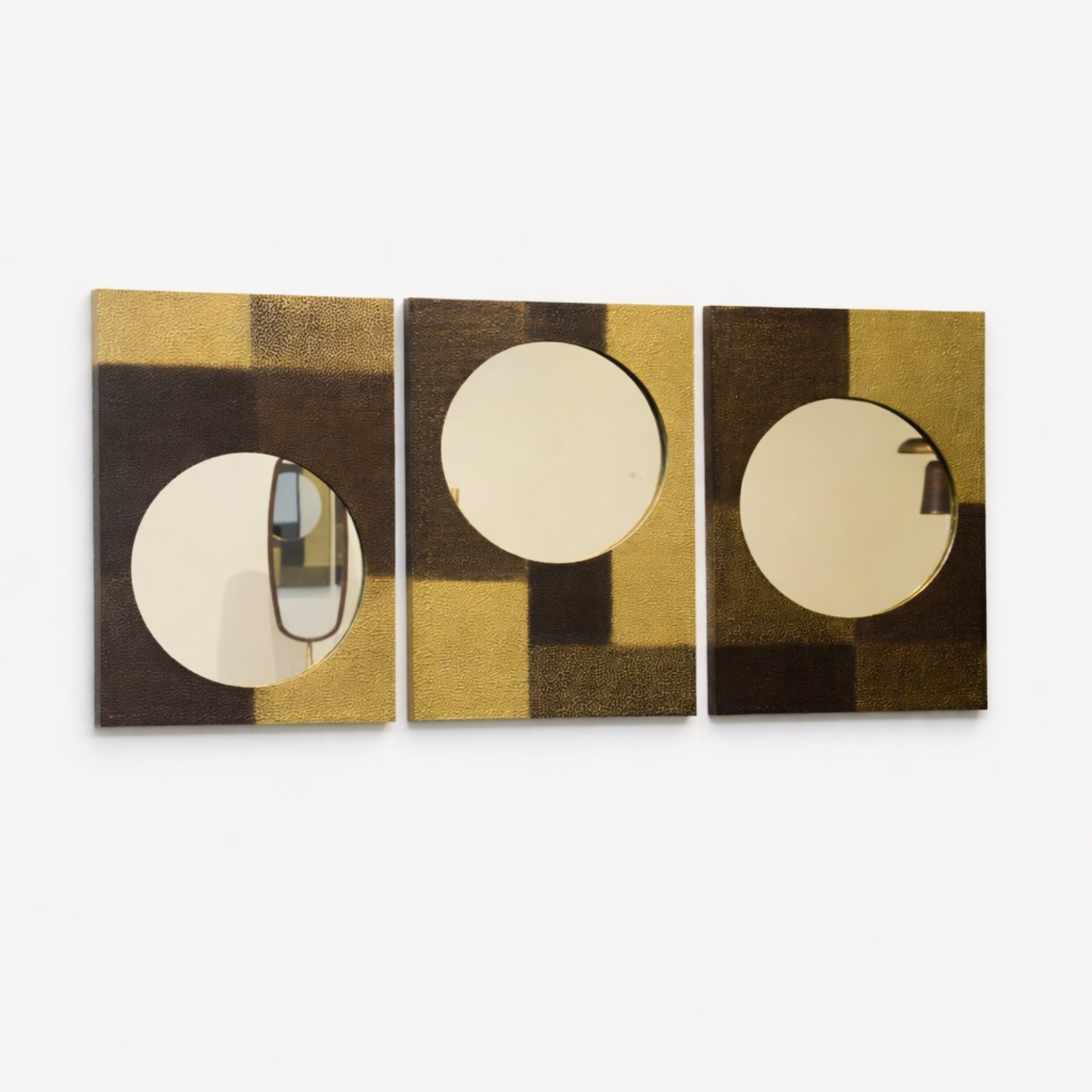 BAUHAUS BRASS MATHAAR MIRRORS