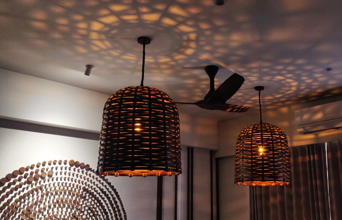 Sustainable Bamboo Basket Lamps