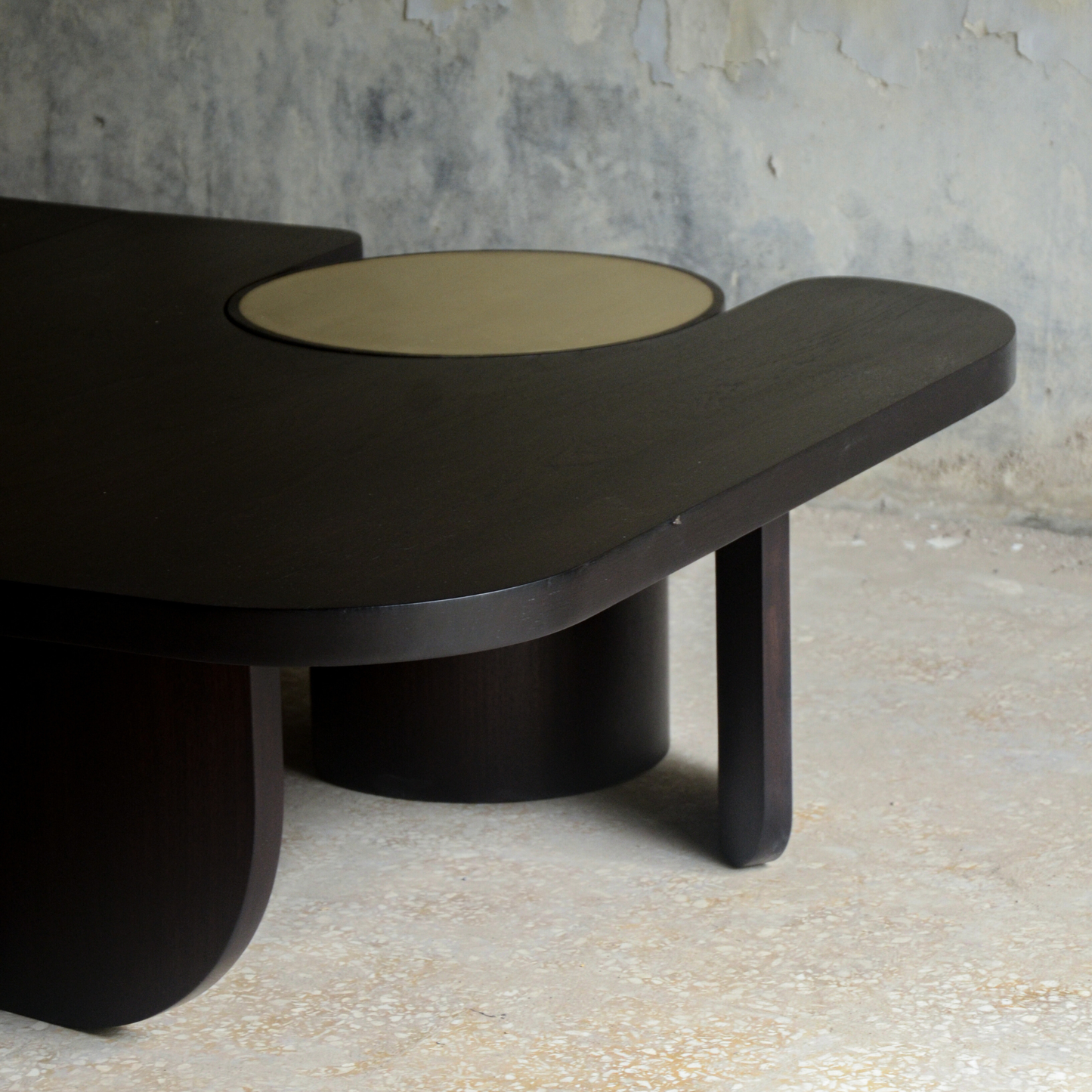 GROVE TRIO COFFEE TABLE (BROWN BLACK)