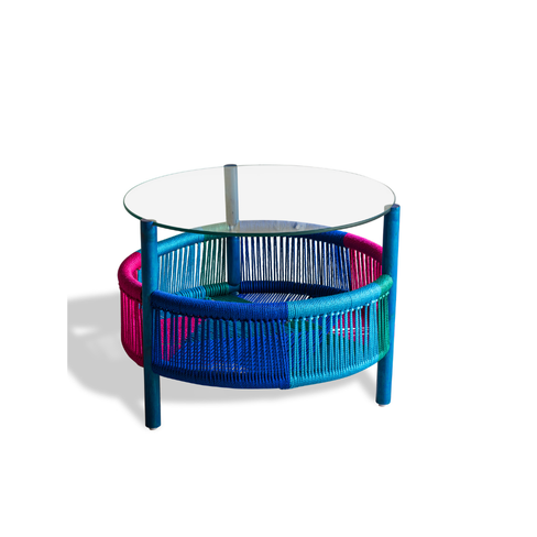 CIRCLE TABLE - SILK ROPE