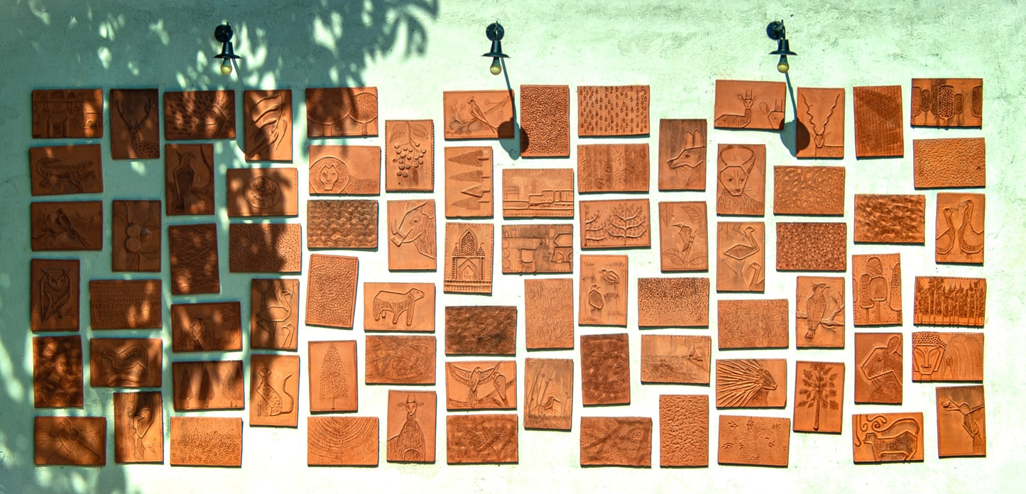 Terracotta Tile Mural