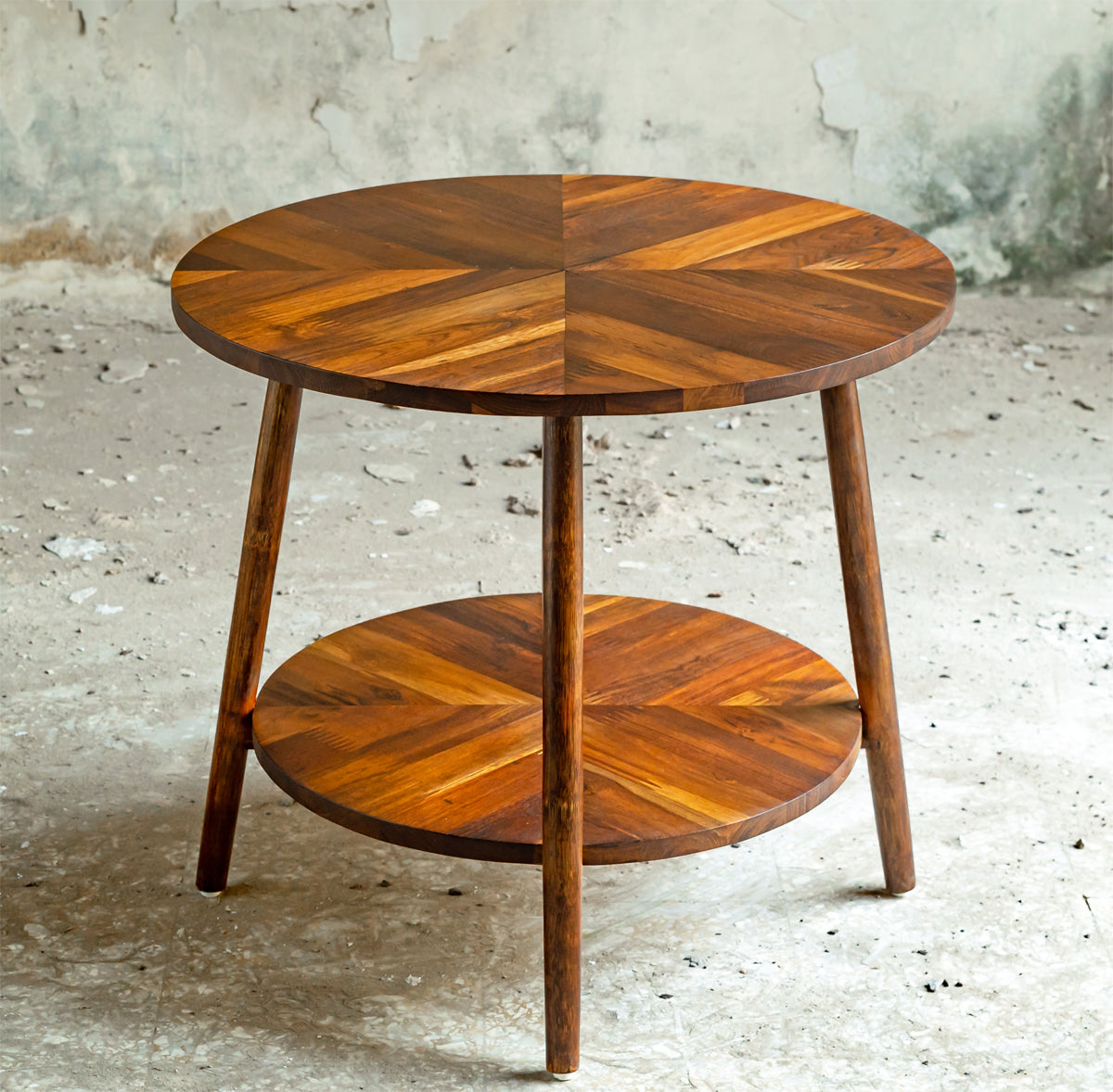 Teak Wood Round Table