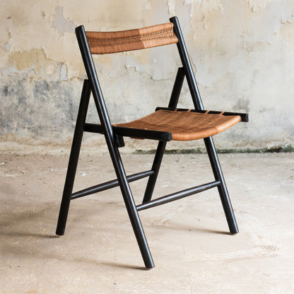 Chamfer Chair Leather - Burnt (Yakisugi)