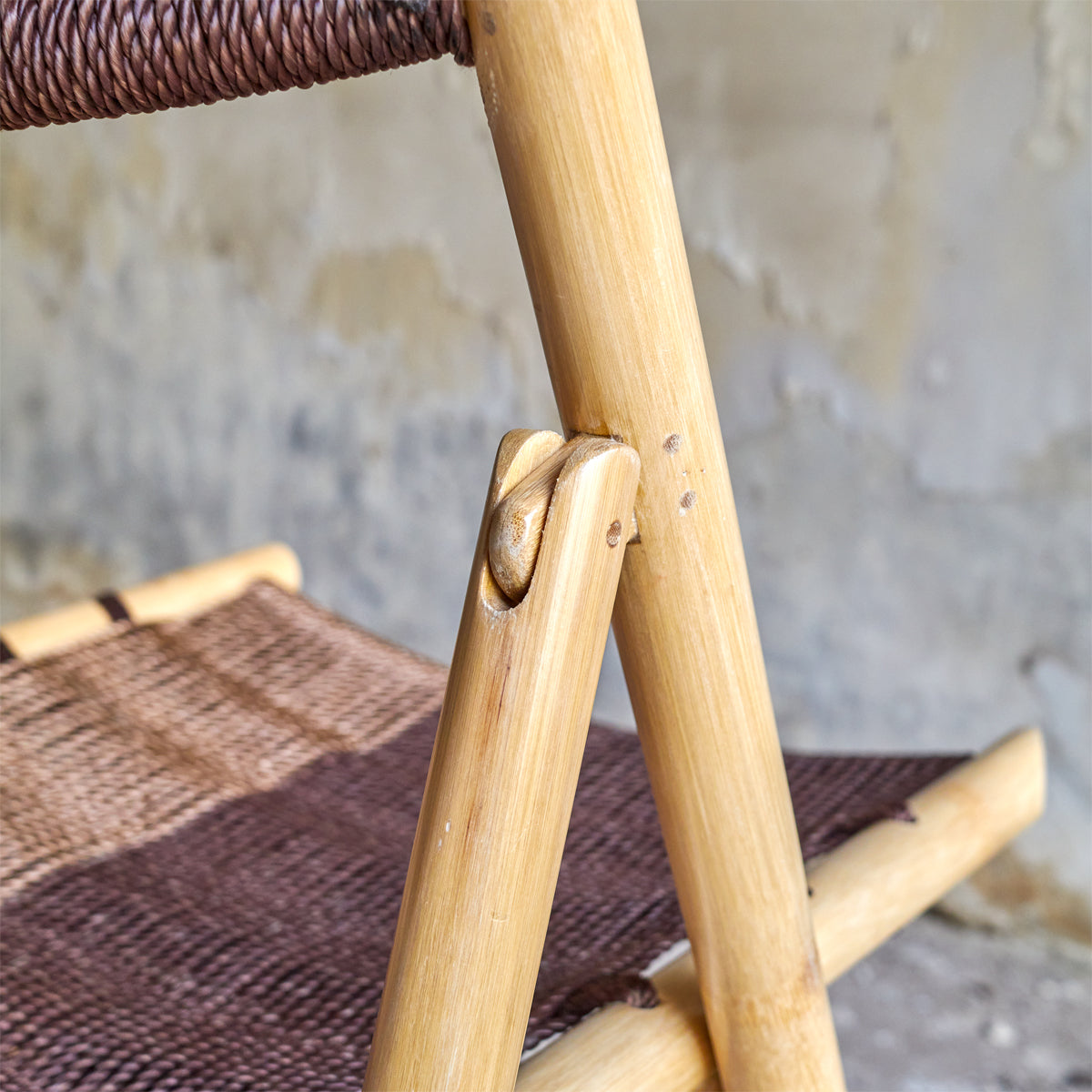 Chamfer Chair Natural - Dark Brown