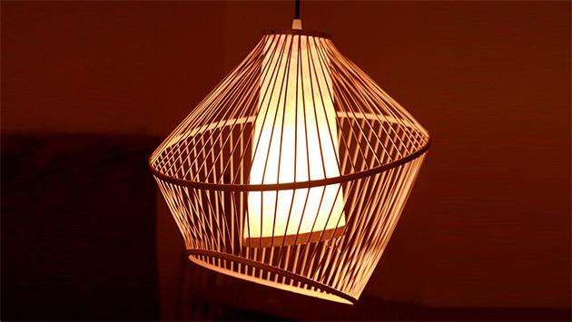 Bamboo Bird Cage Lighting