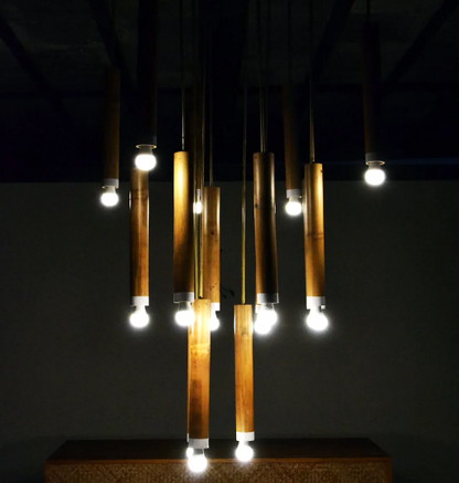 Bamboo and Brass Grove Chandelier