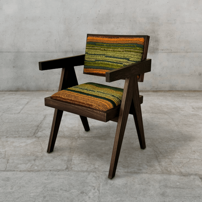 KAMDHENU DINING CHAIR (WITH ARMS)